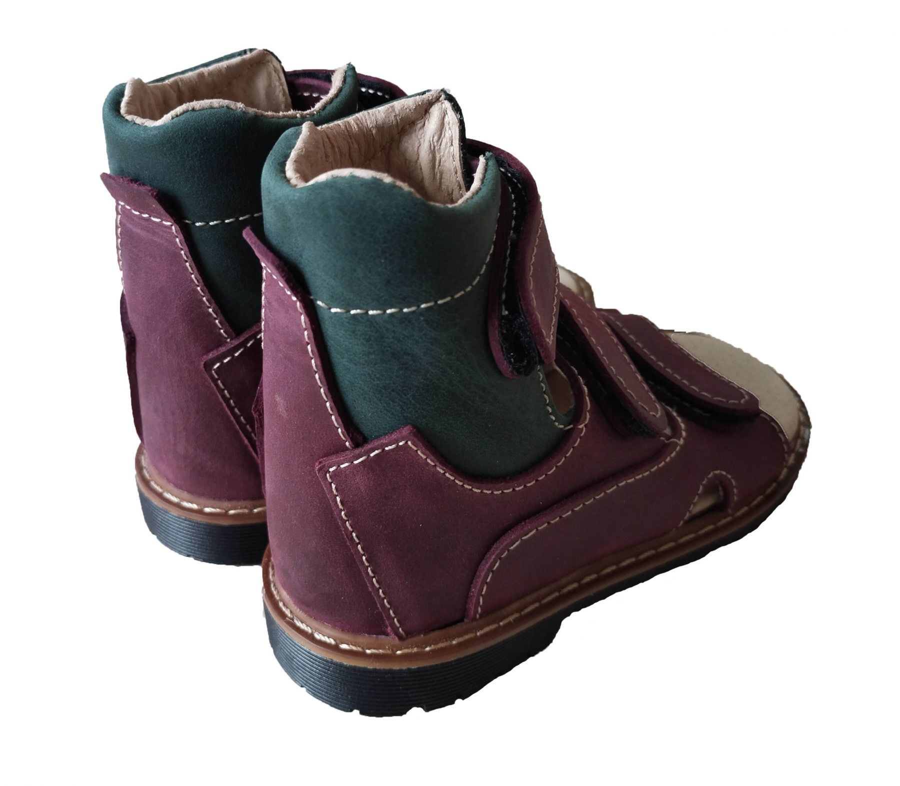 ortopedicheskie-sandalii-s-supinatorom-footcare-fc-113-bordovo-zelenye-76364903475255