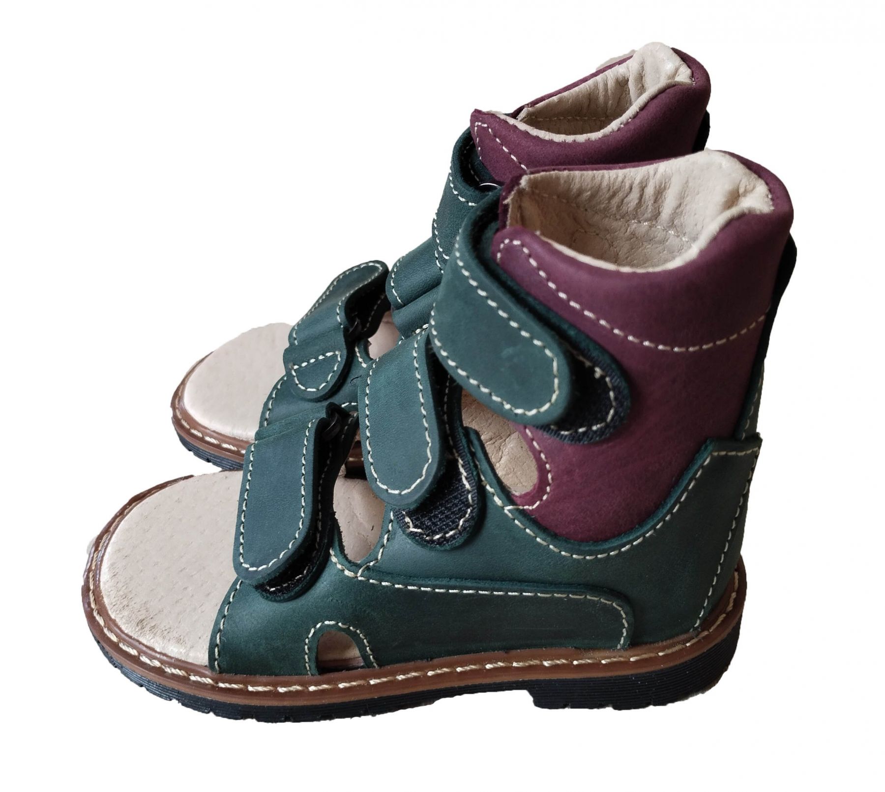 ortopedicheskie-sandalii-s-supinatorom-footcare-fc-113-zeleno-bordovye-49614485760403